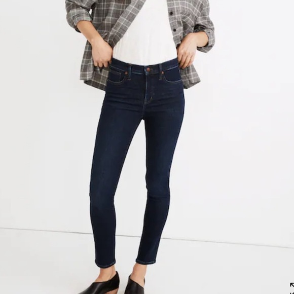 Nwot Madewell 9" Mid-Rise Skinny Jeans in Orland Wash: TENCEL™ Denim Edition - Picture 1 of 3